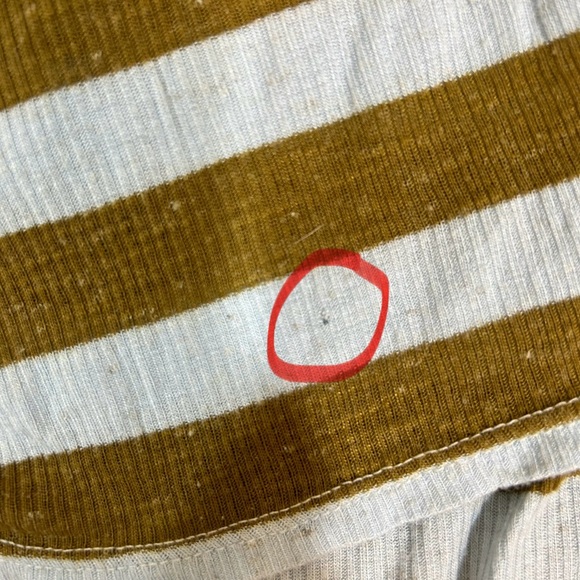 Volcom Juniors Lived In Rib Tank Top Size S Striped Racerback - Picture 9 of 9